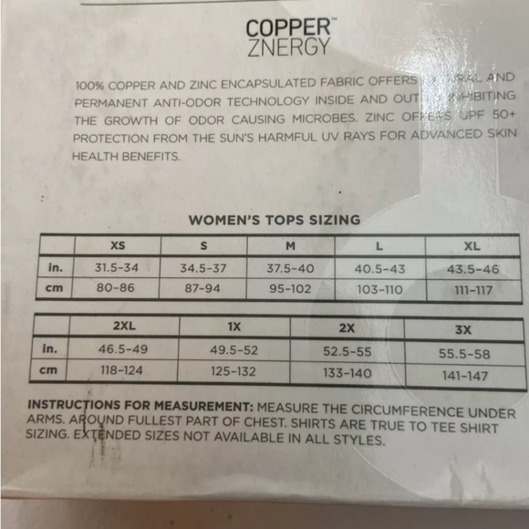 Tommie‎ Copper Cool Copper Womens Active Wear Vneck Compression Shirt Red Sz L - Picture 8 of 8